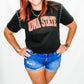 Iowa or Iowa State After Party Studded Crop Short Sleeve