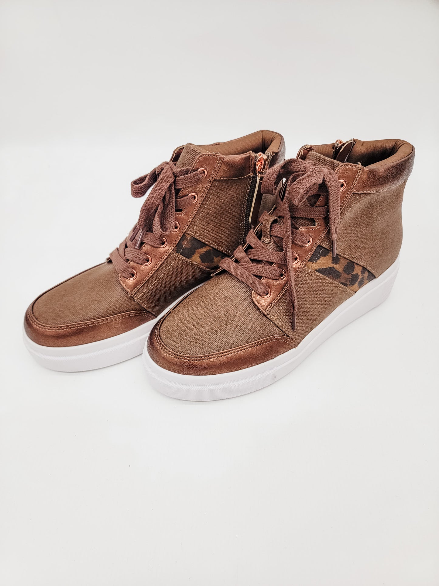 Yellow Box Edisia Brown High Top Sneaker
