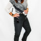 Slim-Sation by Multiples Ankle Pants in Deep Charcoal