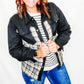 Plaid & Jean Combination Jacket - Variety