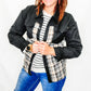 Plaid & Jean Combination Jacket - Variety
