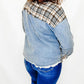 Plaid & Jean Combination Jacket - Variety