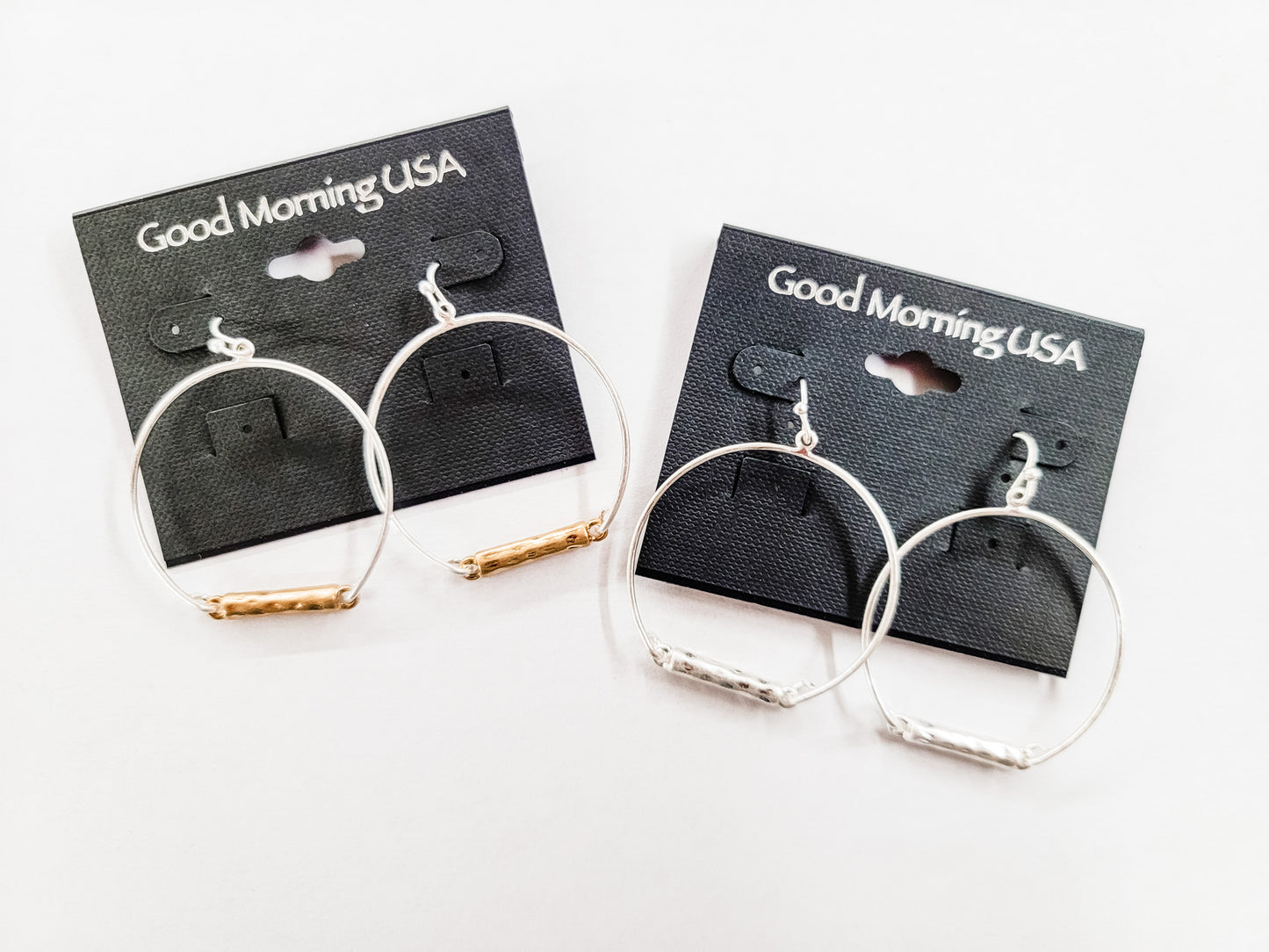 Circle & Bar Earrings - Variety