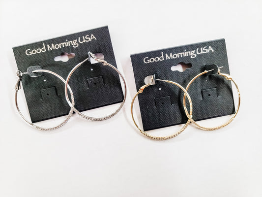 Diamond Hoop Earrings - Variety