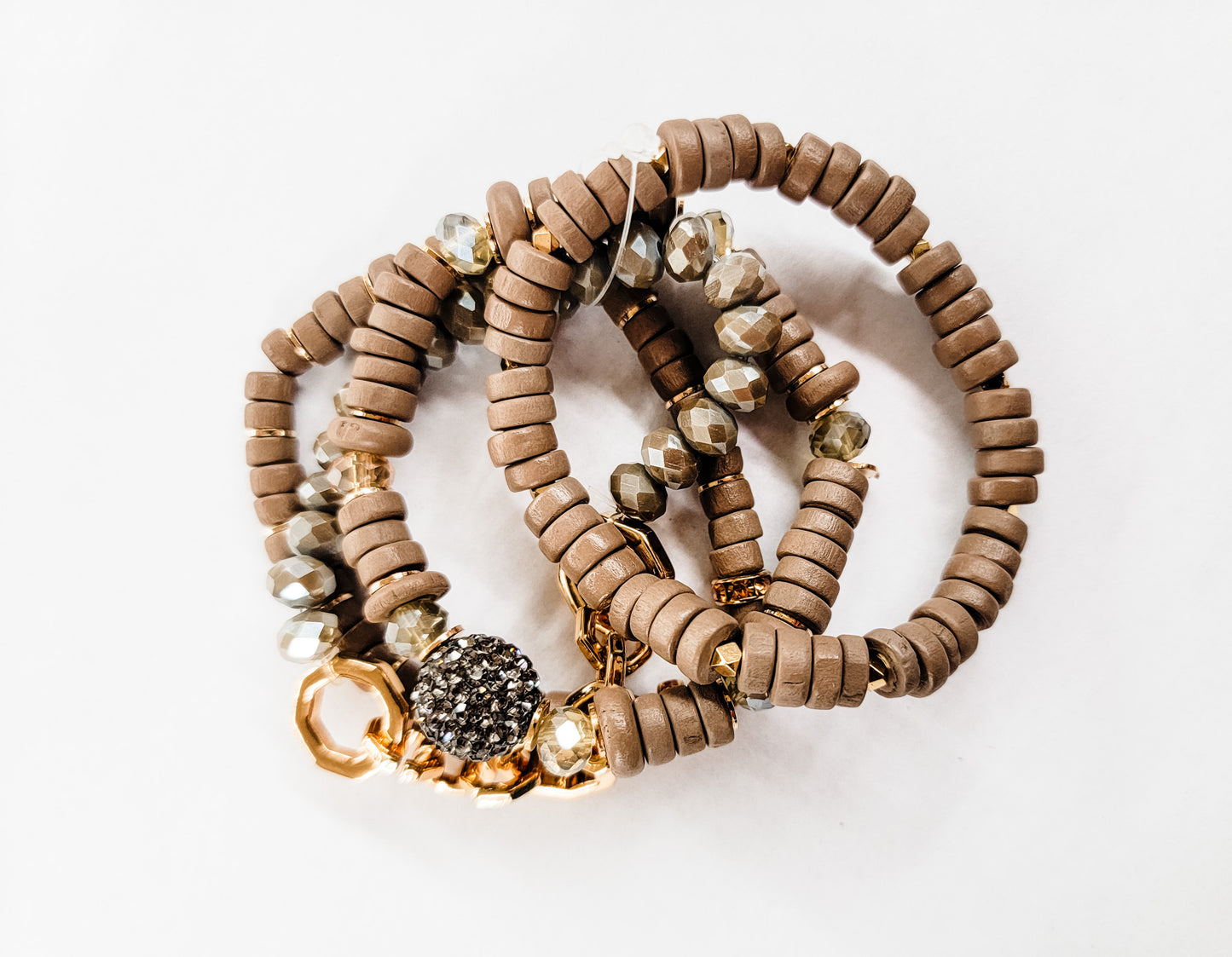 Brown Stretch Bracelets - Variety