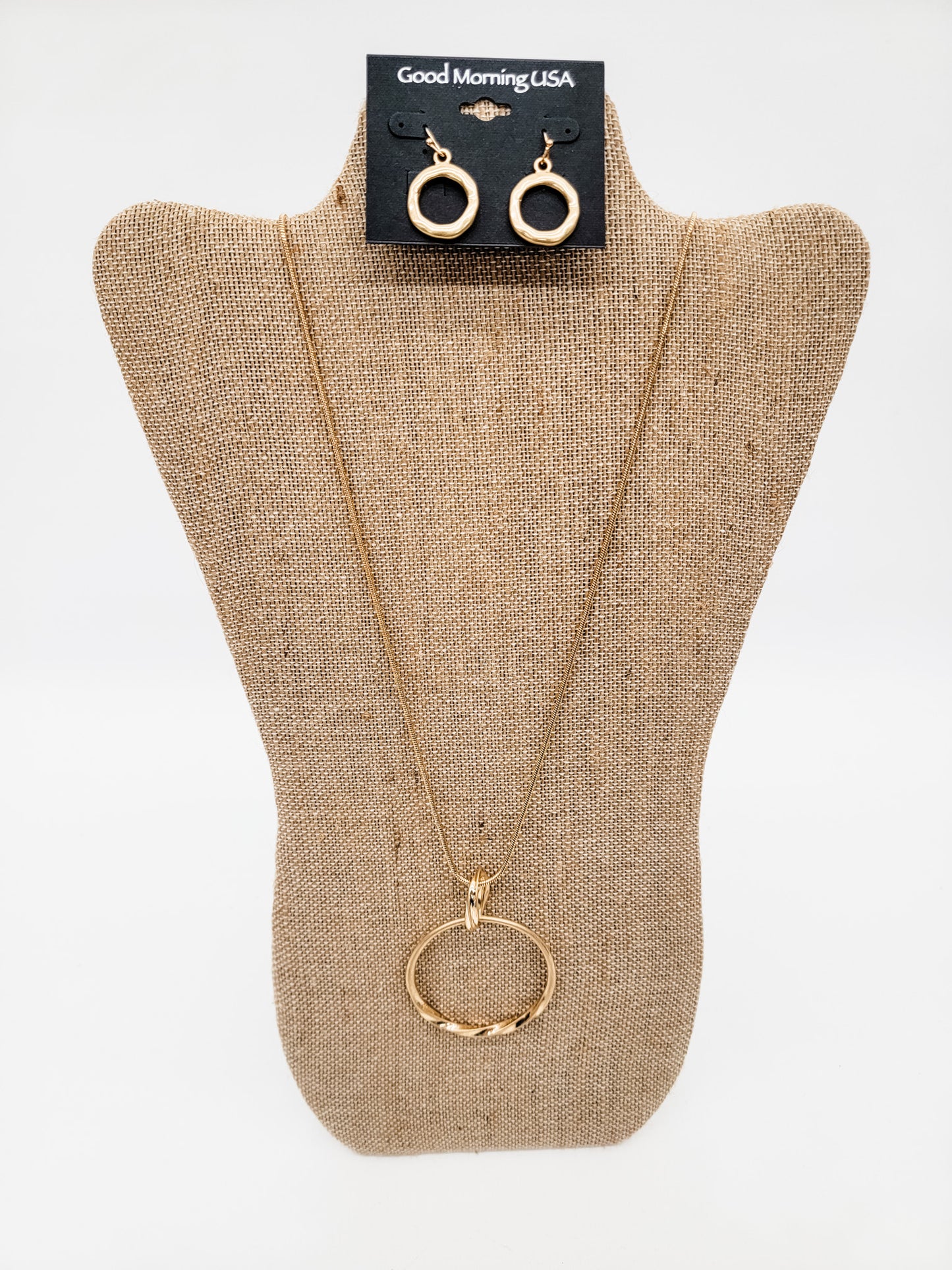 Circle Long Metal Necklaces