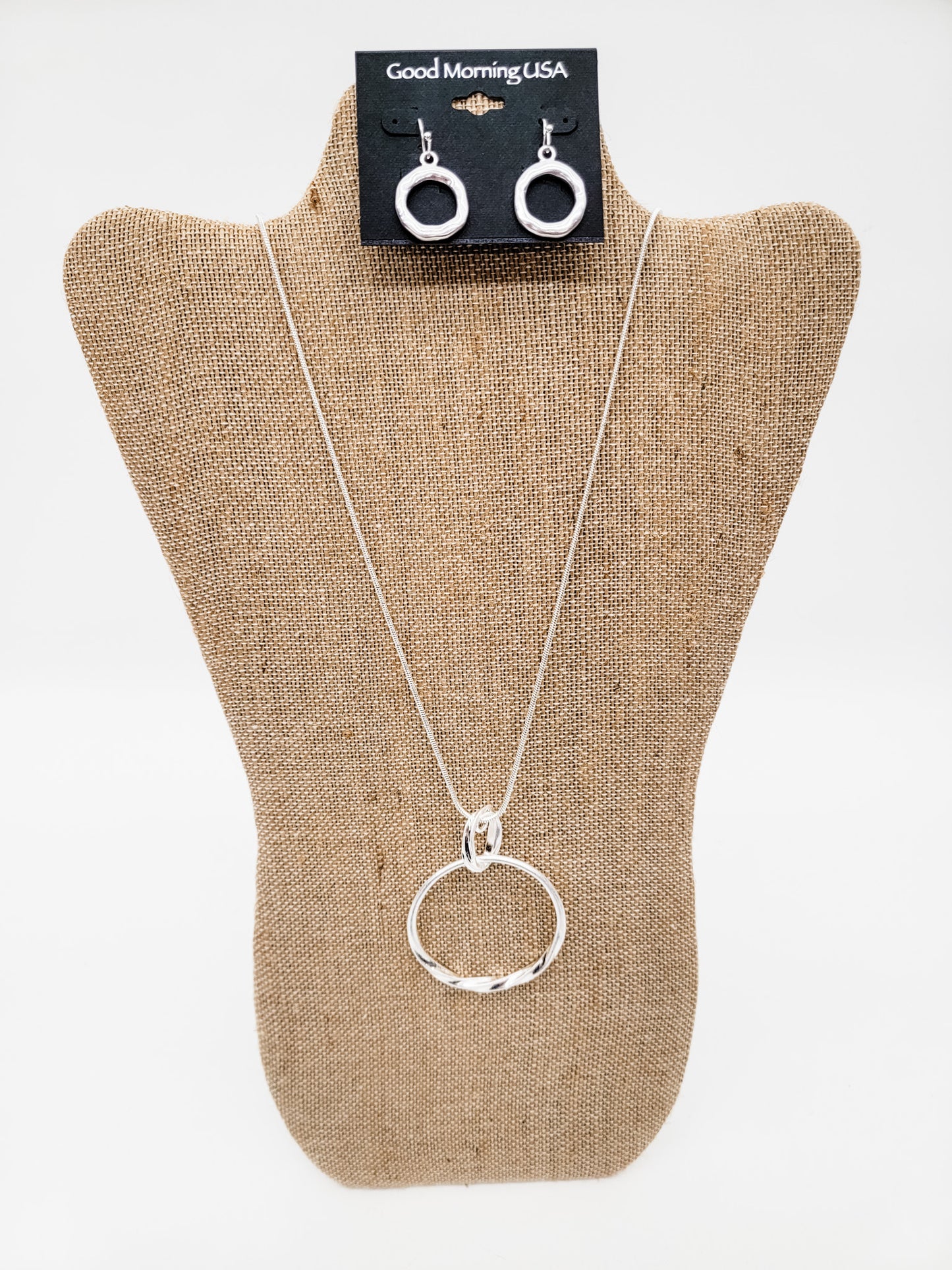 Circle Long Metal Necklaces