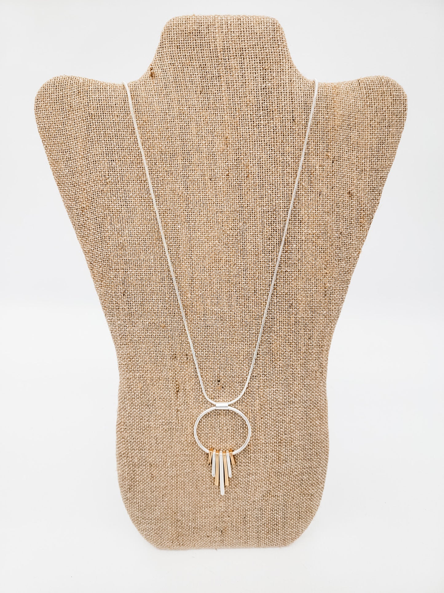 Circle Long Metal Necklaces