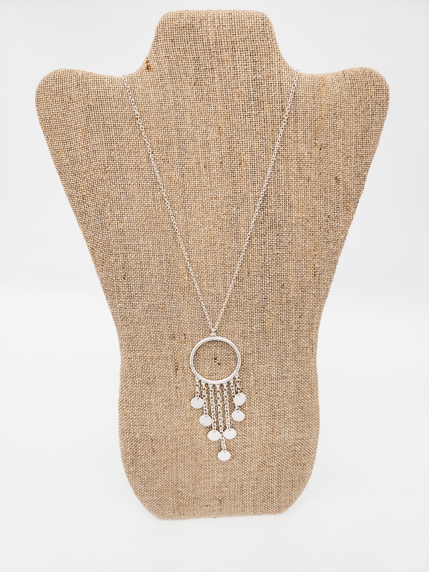 Circle Long Metal Necklaces