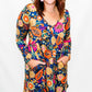 Teal Floral Babydoll Dress