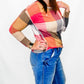 Multi-Color, Plaid Long Sleeve Shirt