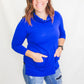 Multiples 3/4 Sleeve Hi-Lo, Cowl Neck Sweater - Variety