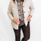 Multiples Oatmeal Quilted Jacket