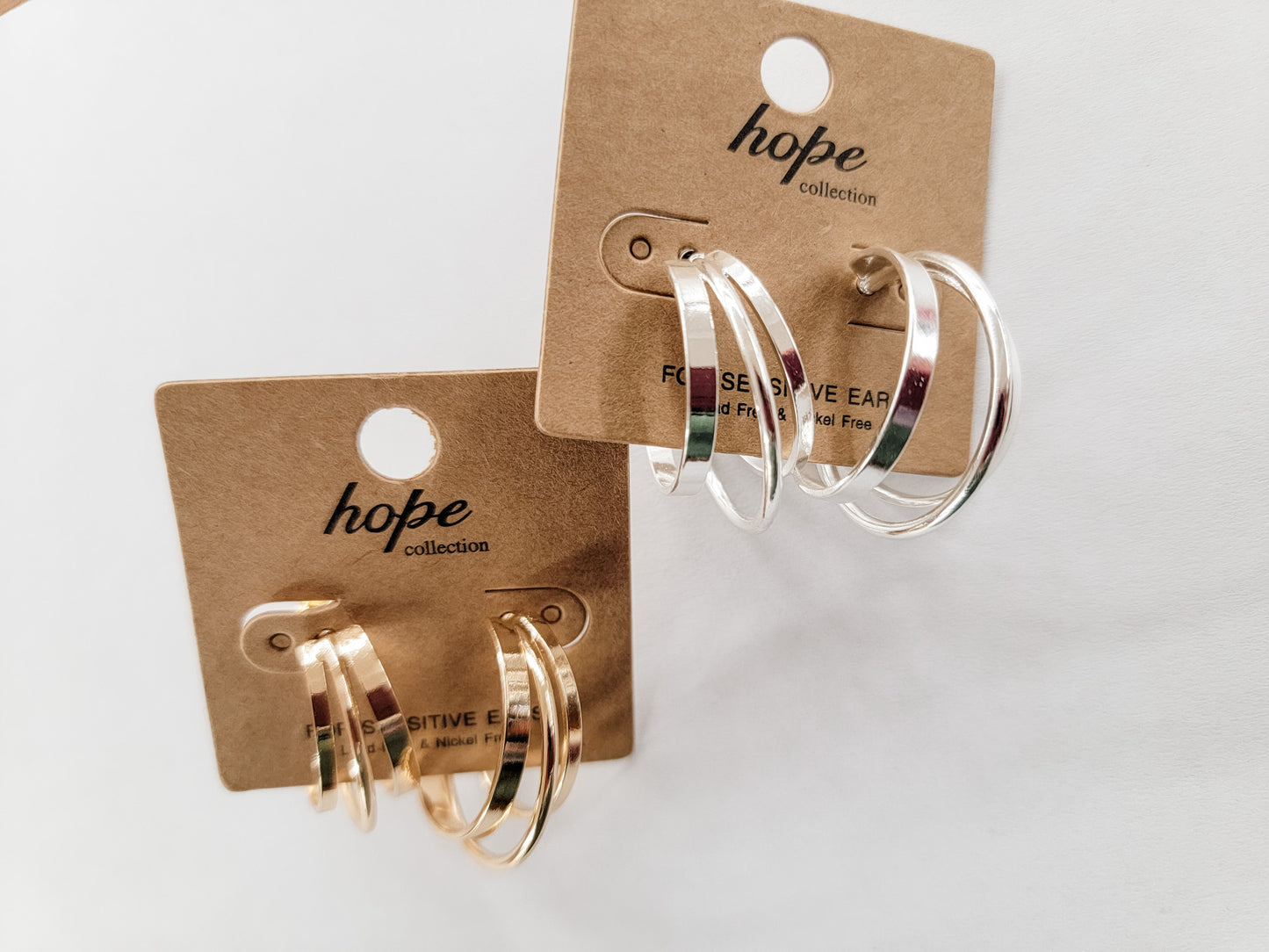 Multi-Circle Hoop Earrings - Variety