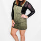 Lightweight Mock Ruffle Neck Long Sleeves