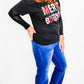 Lightweight Mock Ruffle Neck Long Sleeves