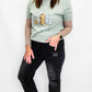Risen Black Distressed Boyfriend Jeans with Roll Hem - RDP5041