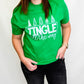 Jingle All the Way, Kelly Green Graphic Tee
