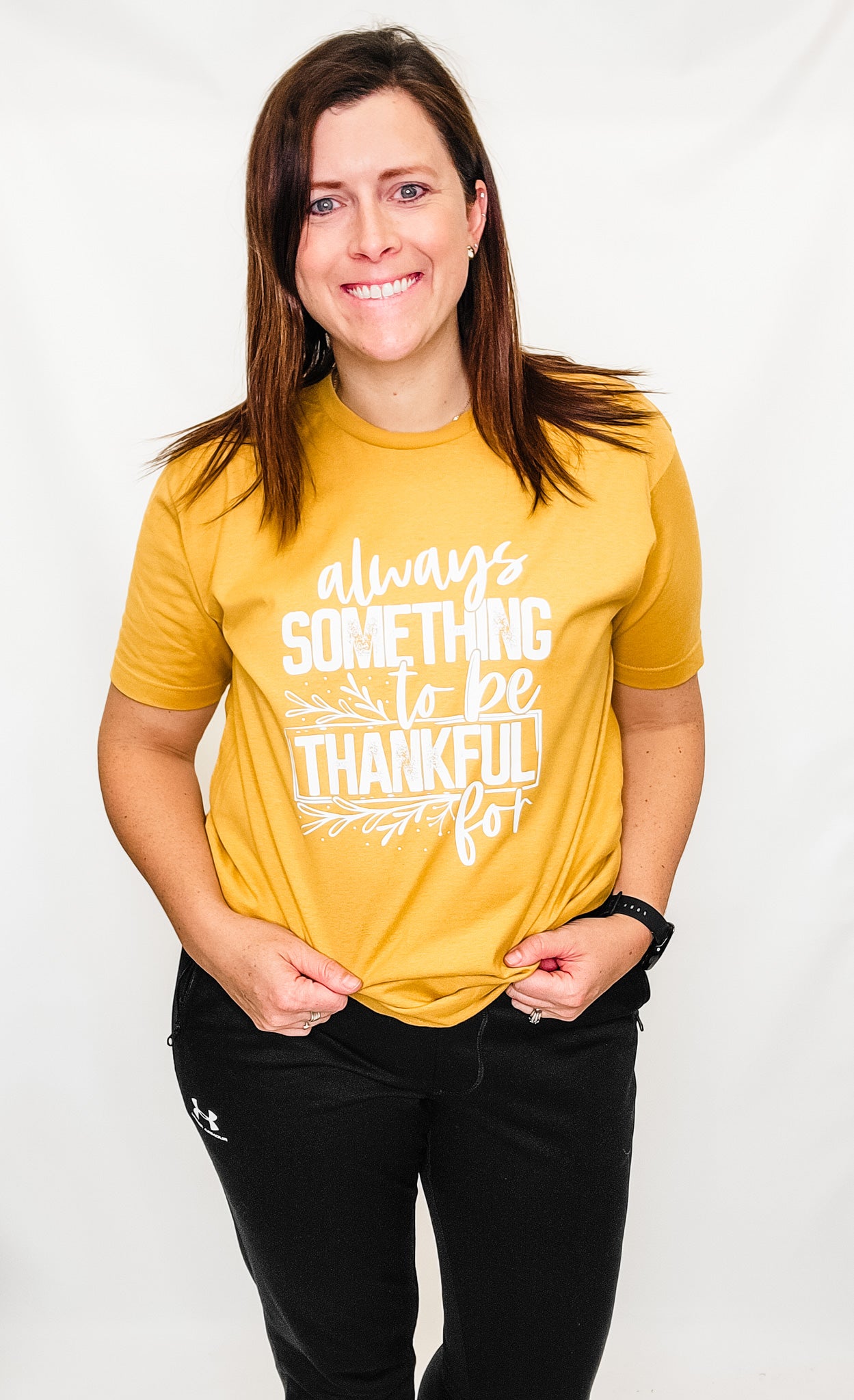 Always Something to Be Thankful For, Mustard Graphic Tee