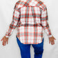 Panache Ivory, Red & Navy Plaid Flannel