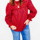 Red & Black Gingham Long Sleeve