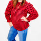Red & Black Gingham Long Sleeve