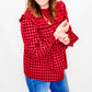 Red & Black Gingham Long Sleeve