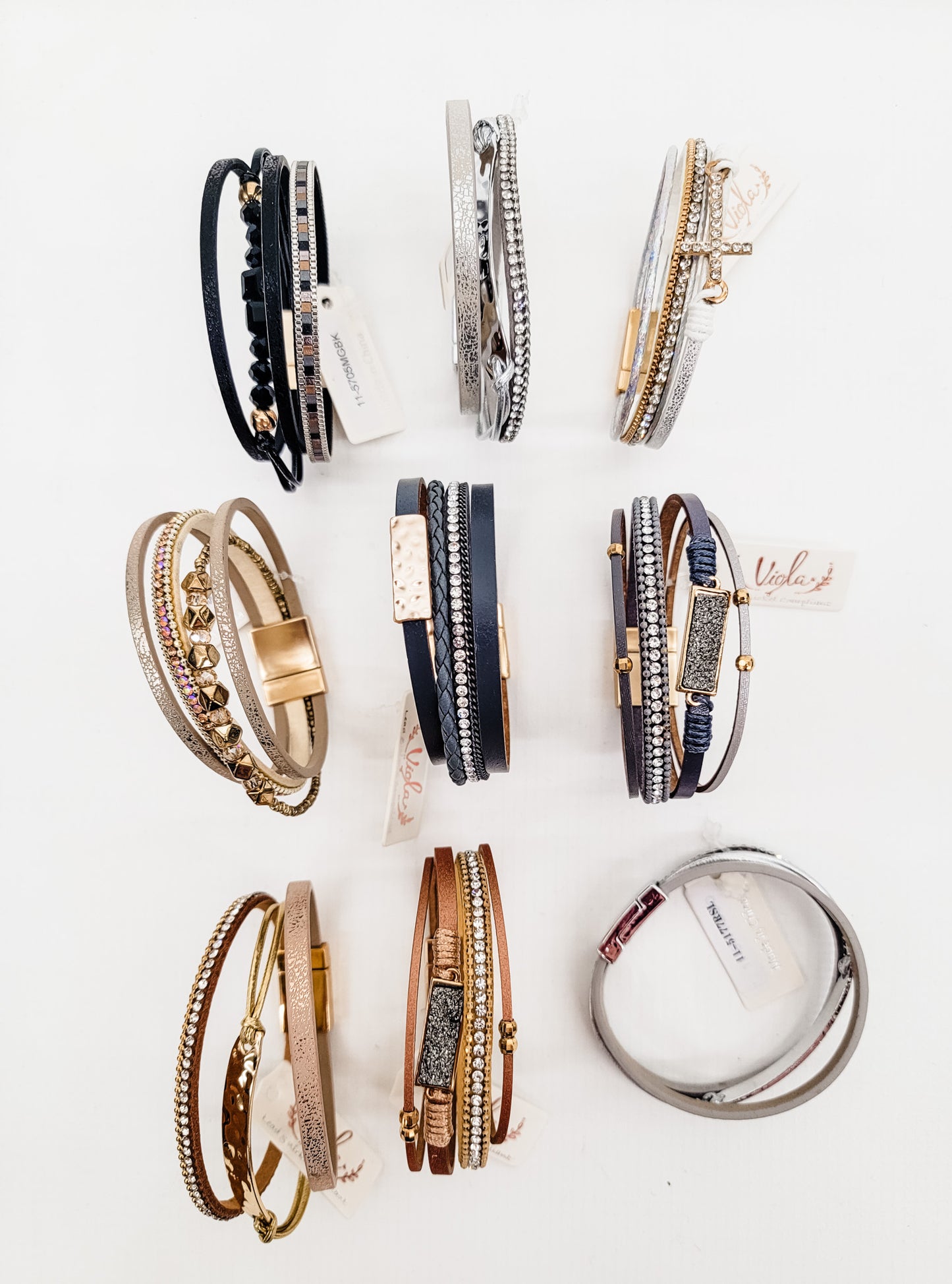 Decorative Magnetic Bracelets - Variety