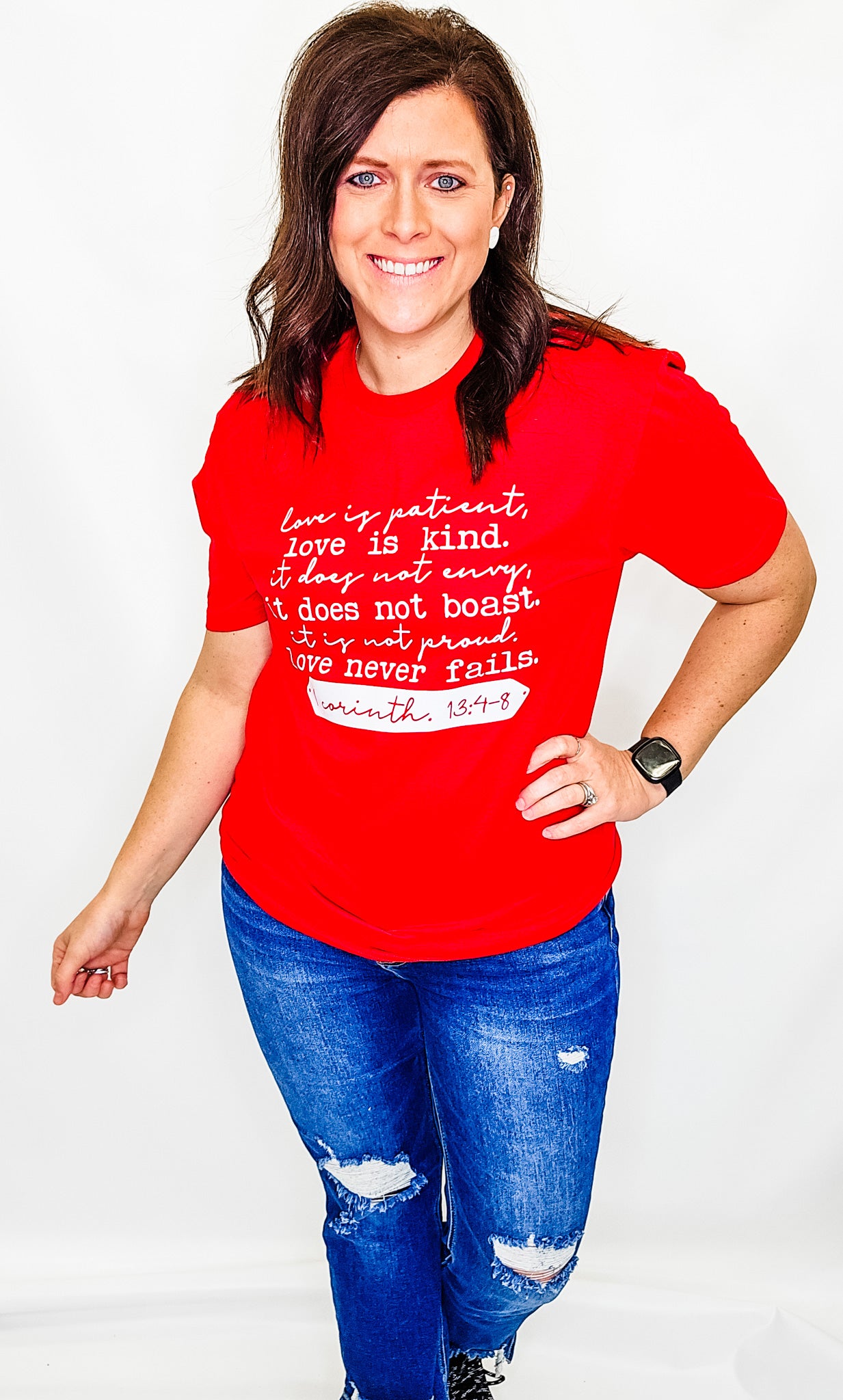 Love is Patient, Red Graphic Tees