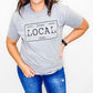 Iowa Local, Heather Gray Graphic Tee