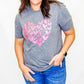 A Heart of Hearts Gray Graphic Tee