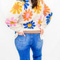 Natural & Floral Pattern Sweater