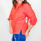 Multiples Coral Bell Sleeve Top