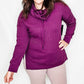 Plum Hi-Lo Cowl Neck Pullover
