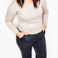 Black Micro Fleece Wide Leg Pant