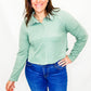 Mock Neck Ribbed Henley Long Sleeve - Variety