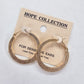 Shiny, Hammered Hoops - Variety