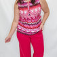 Tribal Jeans Audrey Button Fly Wide Leg Jeans in Daiquiri