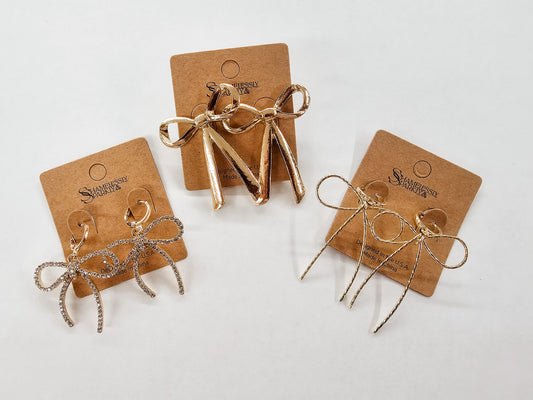 Bow Earring Sets - Variety