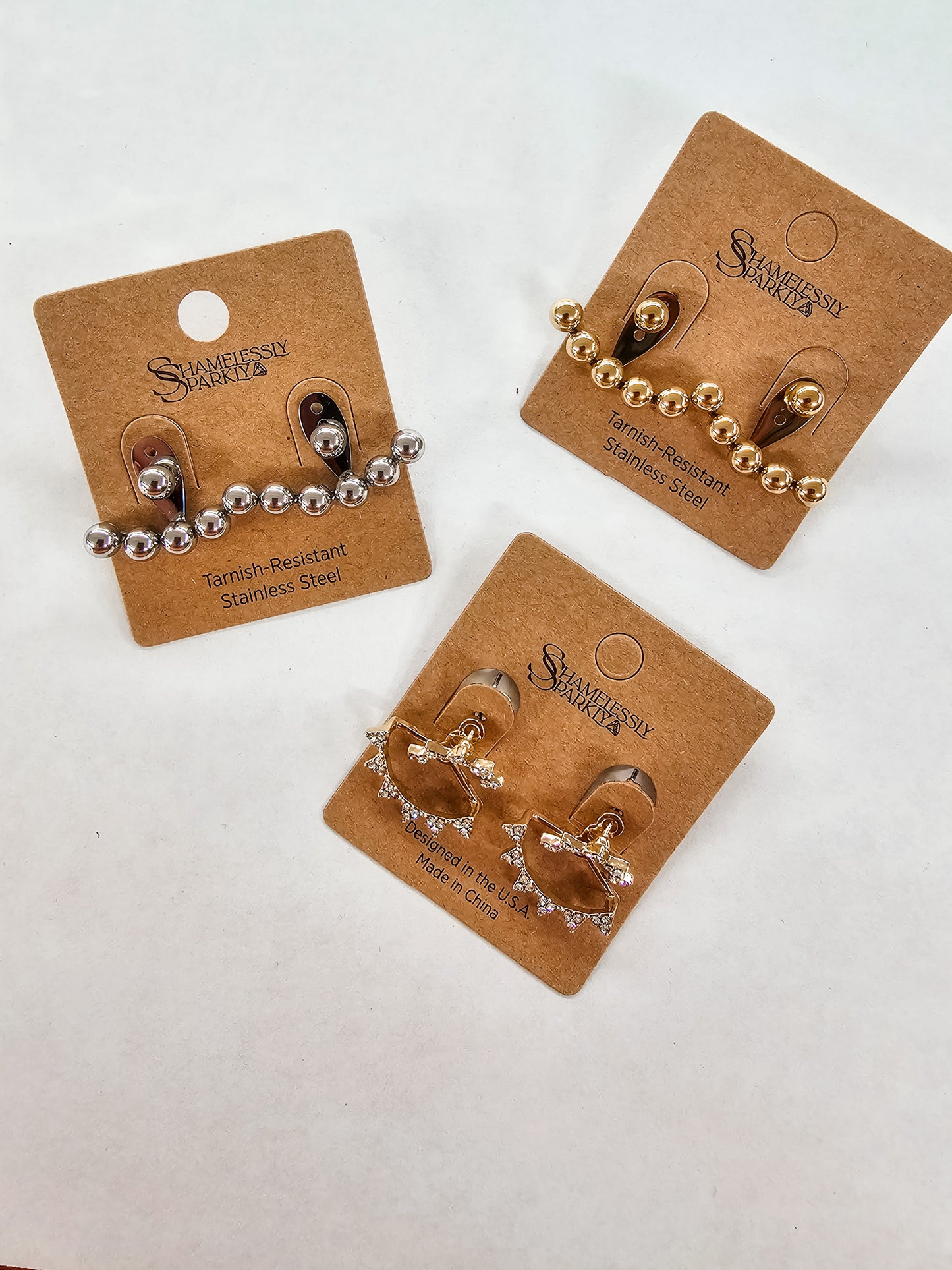 Silver & Gold Basic Earrings - Variety