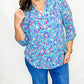 Lizzy Dolman Printed 3/4 Sleeve Top - Variety
