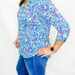 Lizzy Dolman Printed 3/4 Sleeve Top - Variety