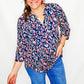 Lizzy Dolman Printed 3/4 Sleeve Top - Variety