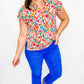 Tribal Jeans Audrey Hem Emb. Straight Crop Jeans
