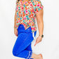 Tribal Jeans Audrey Hem Emb. Straight Crop Jeans