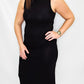 Black Keyhole Maxi Dress
