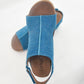 Corkys Turquoise Washed Canvas Carley Wedges