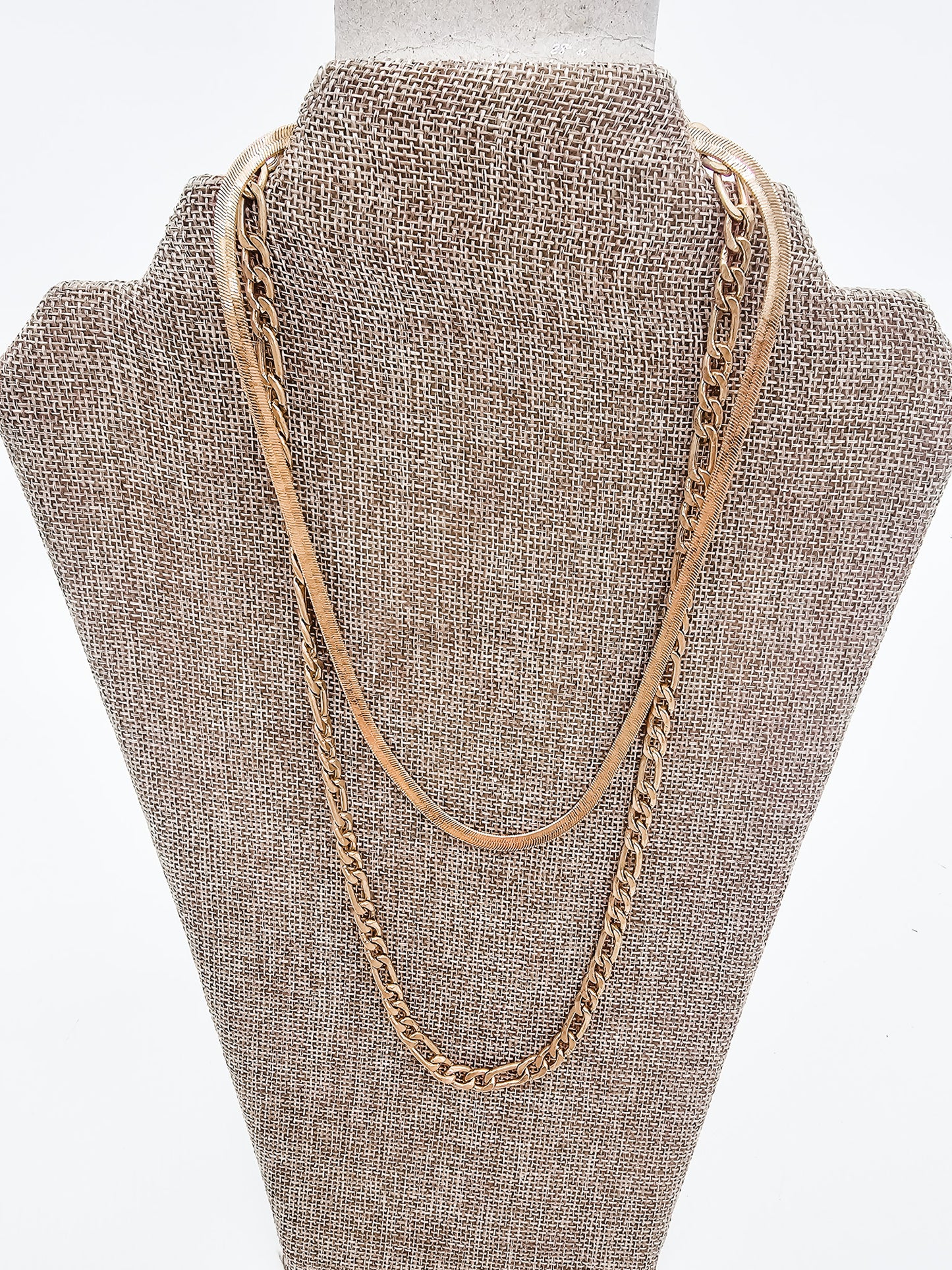 Gold & Silver Short Chain Necklaces - Variety