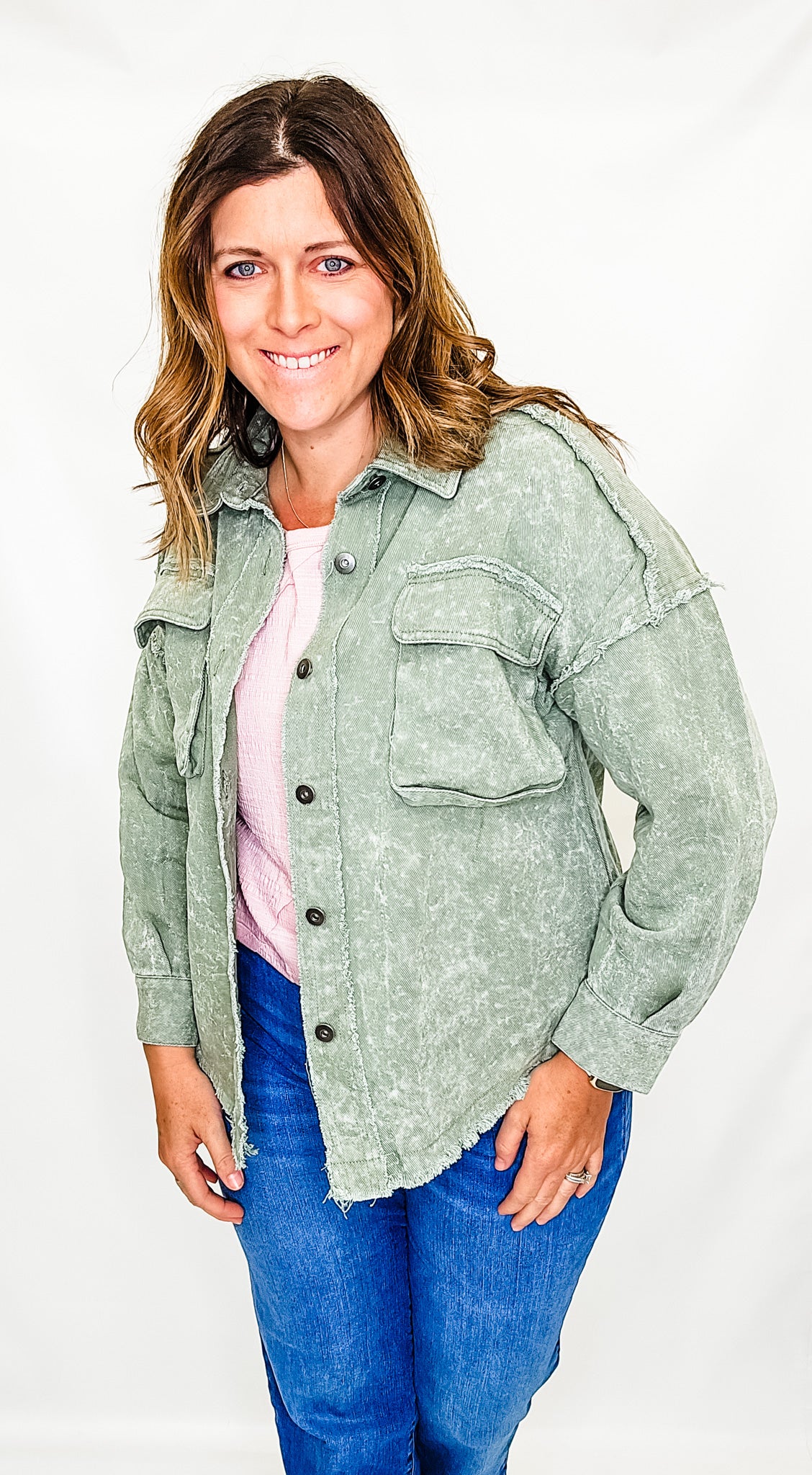 Mineral Washed Denim Jacket - Variety