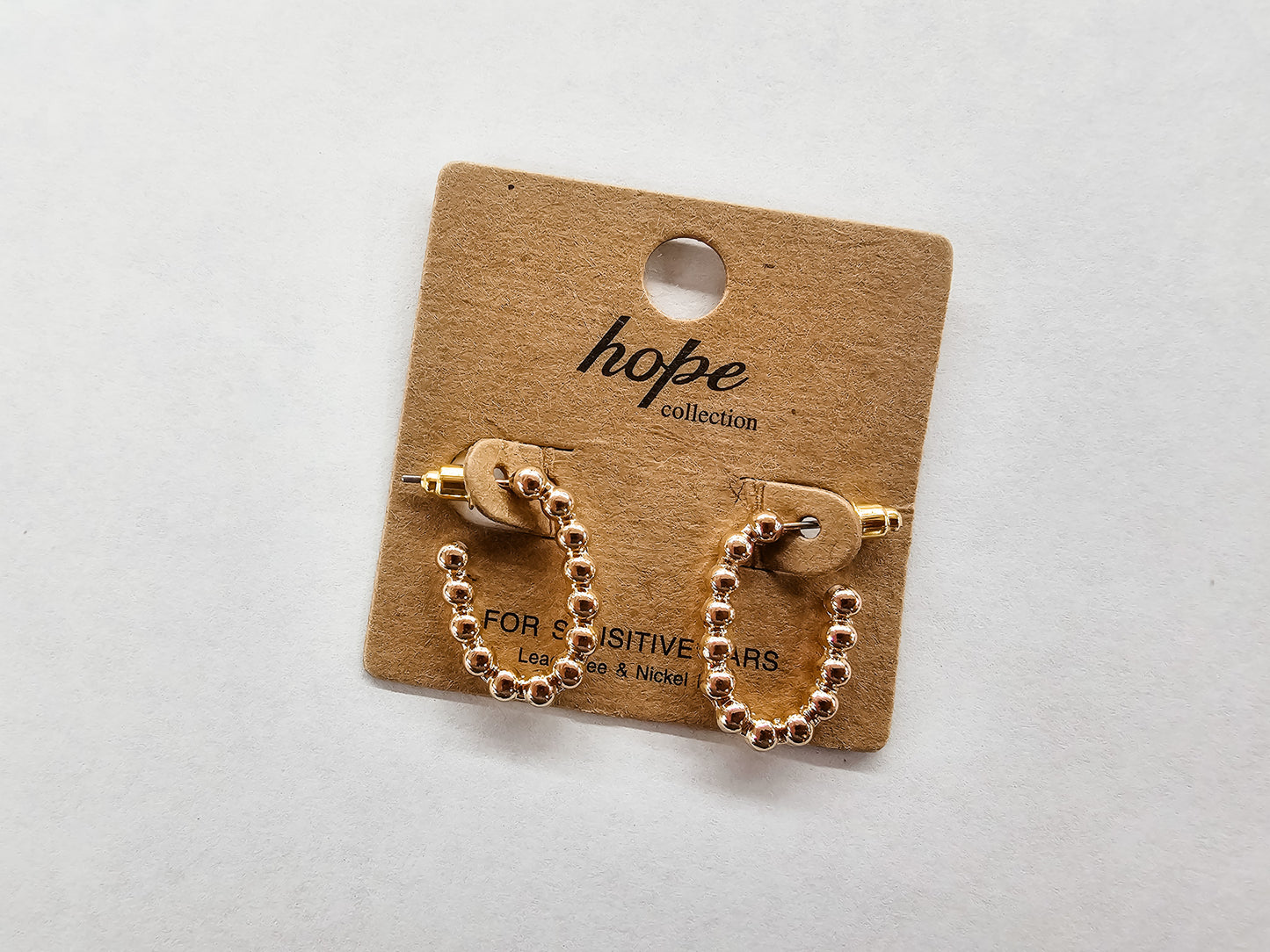 Gold or Silver Beaded Earrings - Variety